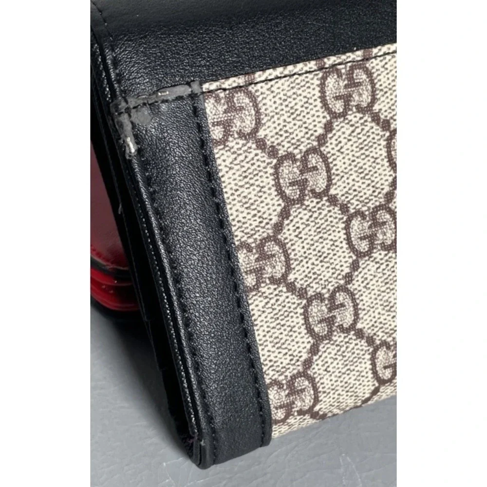 GUCCI‎ Queen Margaret GG Web Long Wallet Bee Compact